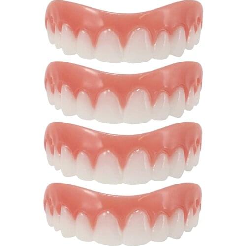 Upper Teeth Veneers Anti-true Braces Whitening Braces Toy Smiling Teeth Whitening Denture Teeth Comfortable Veneer Cover Teeth