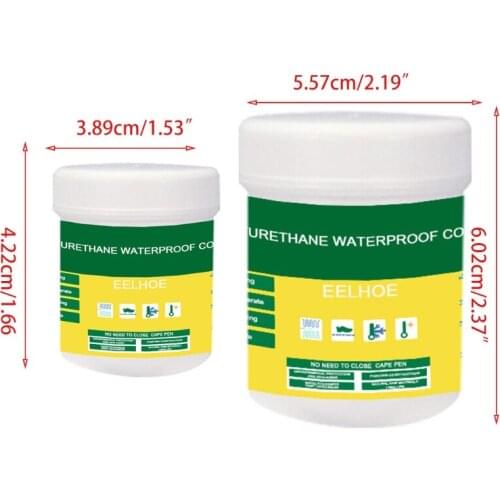 Waterproof Invisible Paste Sealant Mighty Paste Polyurethane Glue with Brush Adhesive Repair Glue for Roof Repair Broken