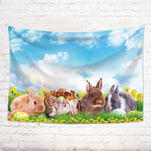 Animal Green Grass Tapestry Grassland Freshness Natural Environment Scene Bedroom Wall Hanging Living Room Dorm Tapestry