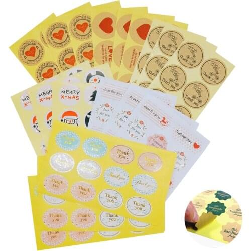 120PCS Kraft Paper Gift Bags Thank You Paper Bags Wedding Christmas DIY Party Event Party Bags Wrapping Supplies Decorative