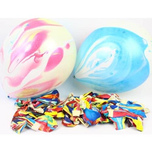 20pcs 10inch Painting Marble Agate Balloons Colorful Cloud Latex Balloon Wedding Xmas Decoration Birthday Party Ballon Globos