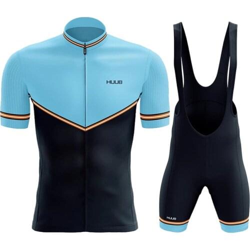2021 HUUB Men Cycling Jersey Suit Breathable Cycling Summer Kits triathlon Bicycle Clothes Bike Uniform Ropa Ciclismo Hombre