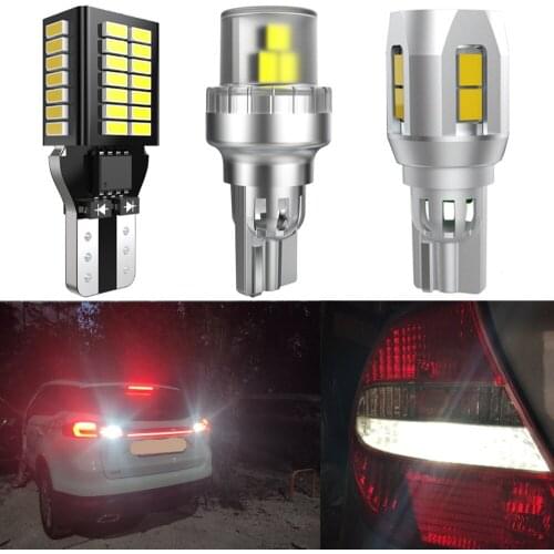 2x NEW T15 912 W16W WY16W Super Bright Canbus LED Auto Brake Bulb Backup Reverse Lamp For Hyundai solaris i40 i10 kona ix35 ix35