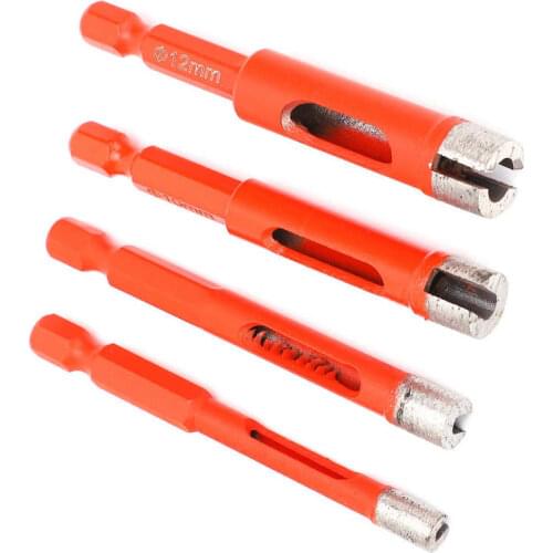 4Pcs Diamond Drill Bit Marble Hole Opener for Granite Brick Tile Ceramic Concrete Drilling Power Hardware Tools Accessories