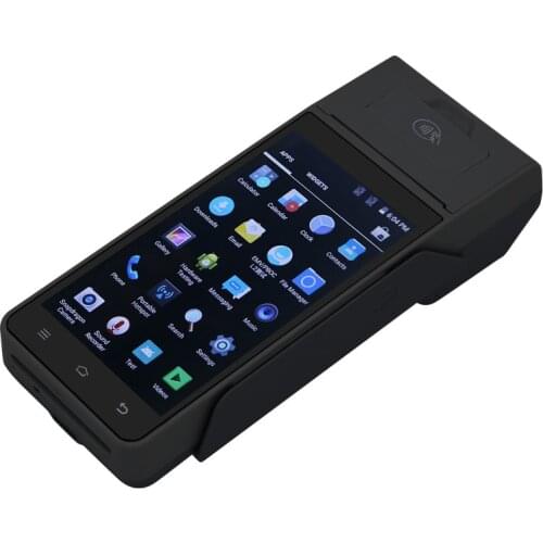 4G PCI EMV handheld android fingerprint EFT POS system for Bank POS payment machine with magnetic card reader and printer