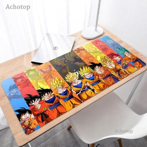 Goku Large Mouse Mat Anime Mouse Pad Laptop Notbook Computer Keyboard Gaming Mousepad Gamer Play Mats 800x300mm Desk Mat XL XXL