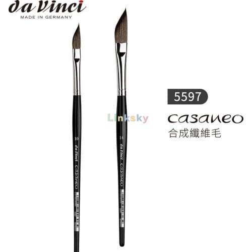 Da Vinci Watercolor Series 5597 Casaneo Paint Brush, Dagger blade shaped,watercolor pen New Wave Synthetics,Art supplies