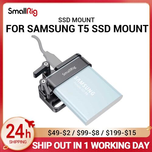 SmallRig Camera Rig Mount for Samsung T5 SSD for Blackmagic Design Pocket Cinema Camera 4K / 6K SmallRig cage 2245