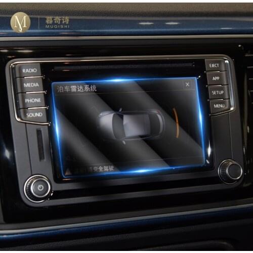 For Volkswagen Multivan 2016-2019 Automotive interior GPS navigation film LCD screen Tempered glass protective film Anti-scratch