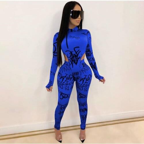 Hirigin Two Piece Set Women Fall Winter Festival Clothing Bodysuit Top and Pants Suit 2 Piece Matching Sets Sexy Club Outfits