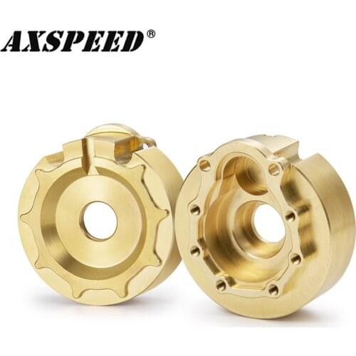 AXSPEED 1/2Pair Heavy Duty Internal Wheel Rims Hub Weight Set Counterweight For TRX-4 Traxxas 1/10 RC Crawler