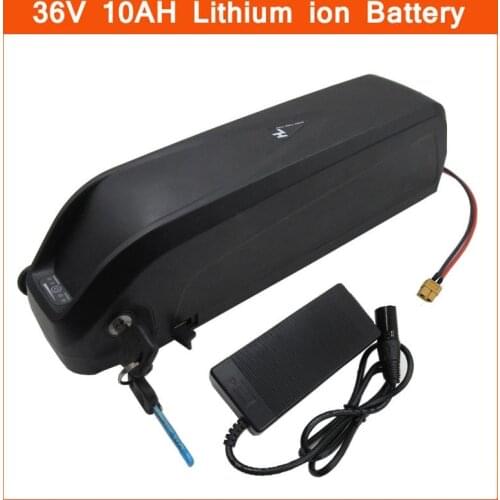 500W 36V 10Ah Lithium ion hailong Ebike Battery Pack 36 Volt 10.4AH electric bike batterie with USB Port 15A BMS 42V 2A Charger