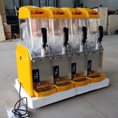 Double Tank Snow Melting Machine Electric Slush Machines Cold Drink Maker Commercial Sand Ice Machine 220V