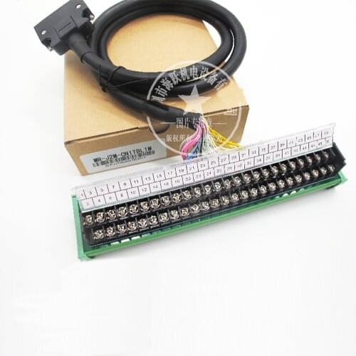 Mitsubishi Junction Terminal Block MR-TB50 With Mitsubishi CN1 Cable 1m MR-J2M-CN1TBL1M