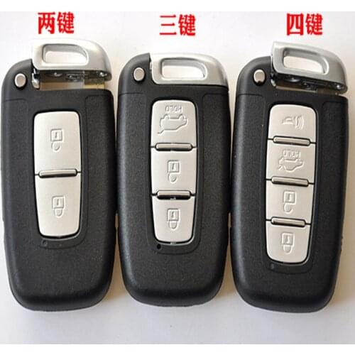DAKATU New Smart Remote Key Shell Case for KIA K5 Sportage Forte K2 2/3/4 Buttons Keyless Entry Fob Cover Case