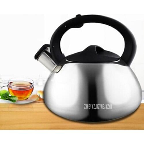 New Arrival High Quality Stainless Steel Kettle GS-04015A Automatic Whistle Kettle Gas Induction Cooker Gas Universal Kettle 3L