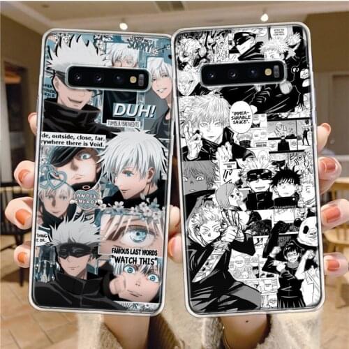 New Anime Jujutsu Kaisen Phone Case For Samsung Galaxy A71 A70 A51 A50 A41 A40 A30 A21 A20 A11 A10 M30 E S A9 A8 A7 A6 A01 Plus