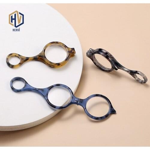 Small Round Marble Folding Reading Glasses Men Women Portable Foldable Eyeglasses Presbyopia +1.0 1.5 2.0 2.5 3 3.5 4