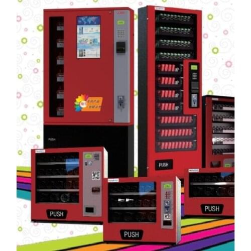 Full digital circuit control Spiral launch free standing vending machine with coin and bill acceptor for sale by sea
