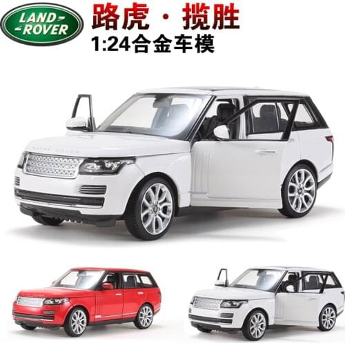 Rastar Diecast 1:24 Range Rover Red Black White Sport Cars High Simulator Alloy Metal Model Car Pull-back Vehicles