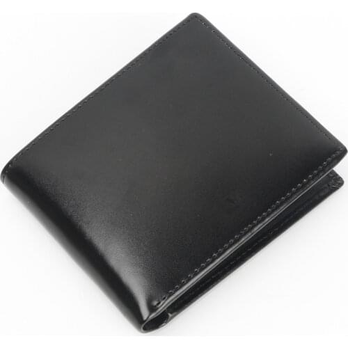 Luxury Cow Genuine Men Leather Wallet High Quality Card Holder Purse Coin Pocket Billfold Wallets with gift box