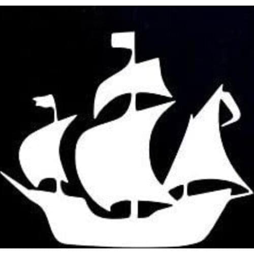 CCI Boat Sail Boat Vintage World Cargo Cargo Shelf Decal Vinyl Car Sticker Car Window Body Decorative Stickers Accessories