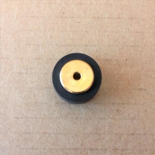 1pcs 13x8x6x2mm 1pcs Copper Core Pressure Belt Wheel Copper Shaft Special For Audio Card Seat Rubber Sound Speaker Radio