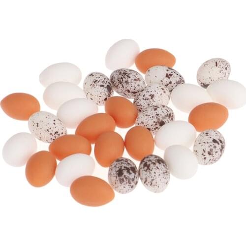 10pc Dollhouse Miniature Simulation Eggs Food Model Pretend Play Kitchen Toys Doll Food Accessories Toys