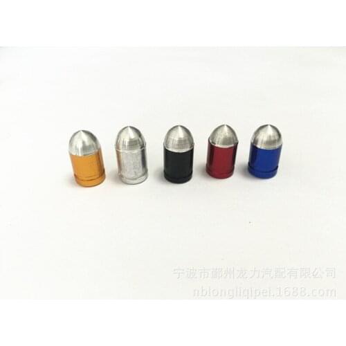 1000pcs/lot French valve cap CNC bicycle colorful Aluminum Alloy method for gas nozzle cap mouth nozzle cover 5 colors