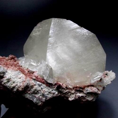 1185g Ice CLear Calcite Cluster on Matrix - crystals and stones healing Mineral specimen Home Decor feng shui decoration