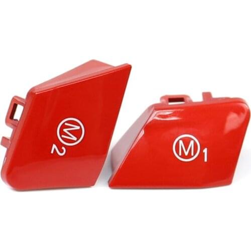 40GF 1Set Auto Steering Wheel M1 M2 Mode Button Start Engine Switch Button for B-MW 1/2/3/4/5/6 Series X5 X6 F15 F16 M Sport