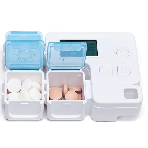 GREENWON Pill Case Medicine Tablet Dispenser Organizer Box Splitters Pills Storage Container
