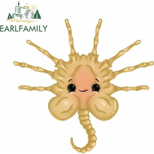 EARLFAMILY 13cm x 12.8cm For Cartoon HUGS Car Stickers Vinyl Material Decal Motorcycle Personality Air Conditioner Decoration