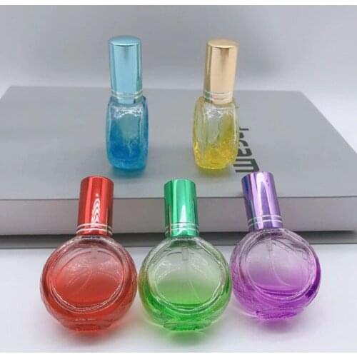 10/30pcs 10ml Travel Portable Perfume Bottle Spray Bottles Sample Empty Containers Atomizer Mini Refillable Bottles
