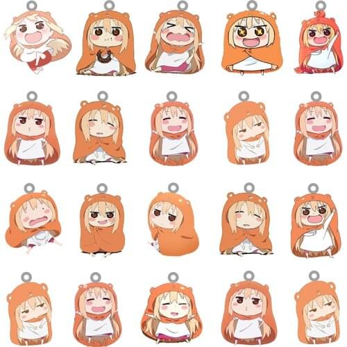 Himouto Umaru-chan Doma Umaru Pendants Acrylic Epoxy Resin Jewelry Findings For Earrings Necklaces Anime Students Accessories