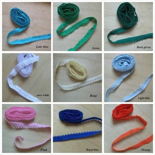 Lace Accessories Elastic DIY Handmade Clothing Elastic Band Lace Underwear Edging Material 10M/pack