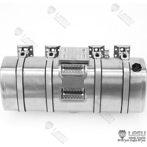LESU Metal Simulation Tank 150MM for 1/14 RC TAMIYA VOLVO FH16 Tractor Truck Trailer Model
