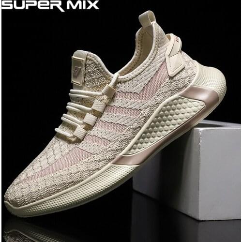 2012 Men Summer Mesh Breathable Running Shoes Walking Shoes Soft Lace-up Fitness Running Shoes Outdoor Fashion Casual Sneakers