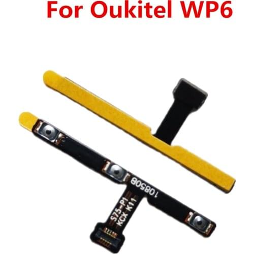 New For OUKITEL WP6 Parts Power On Off Button+Volume Key Flex Cable Side FPC Repair Accessories