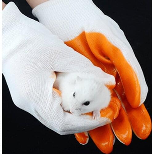 Small Pets Bite-proof Gloves Smash-proof Hand Protection Gloves Anti Bite from Hamster Rabbit Chinchillas Guinea Pig