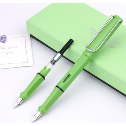 HERO Fountain Pen 359 Fountain Pen EF + F 2Nib Gifts Students Calligraphy Free Lettering 0.38mm 0.5mm 0.8mm