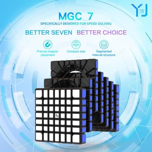 [Picube]YJ MGC 7x7 Magnetic Speed Cube YJ MGC 7x7 M mgc7 M 7x7x7 Puzzle Yongjun Magico Cubo Educational Toys for Children