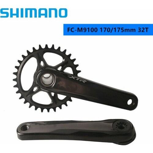 SHIMANO XTR M9100 170mm 175mm 32T 1x12 Speed Crankset For Mountain Bike MTB 12s BB93 Bottom Bracket Pedivela Original Shimano