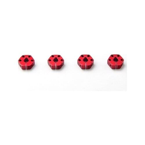 RC 10/10 Electric Touring Car Spec-R R1 Alu Wheel Hex (4pcs)