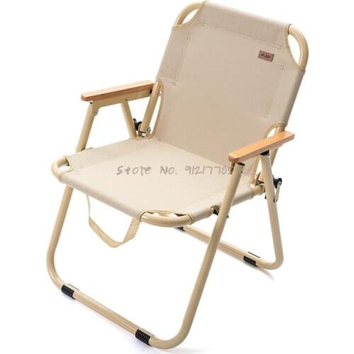Aluminum Alloy Outdoor Folding Chair Camping Chair Director Picnic Portable Self Driving Fishing Courtyard Leisure Chair