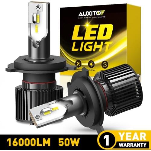 AUXITO 2x H7 H4 LED Lights H11 H1 H8 HB3 9005 9006 HB4 LED Car Headlight Bulb For Toyota Yaris CHR Corolla Verso Avensis Hilux