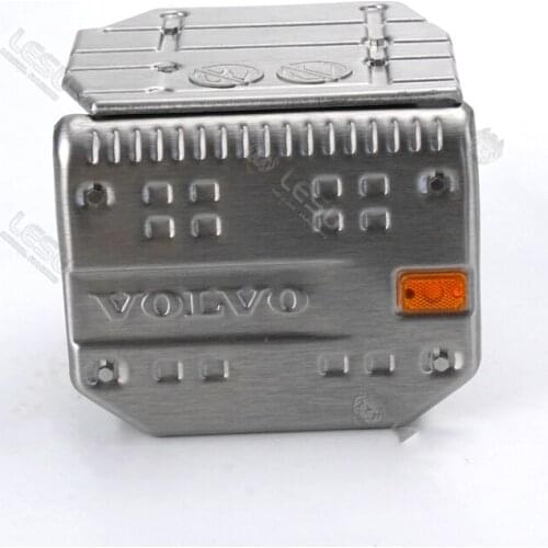 Tamiya Rc Truck 1/14 Volvo-FH16 Toy Truck FH-16 Exhaust Tank With Width Indicator Light Stainless Steel Material Can Be Opened