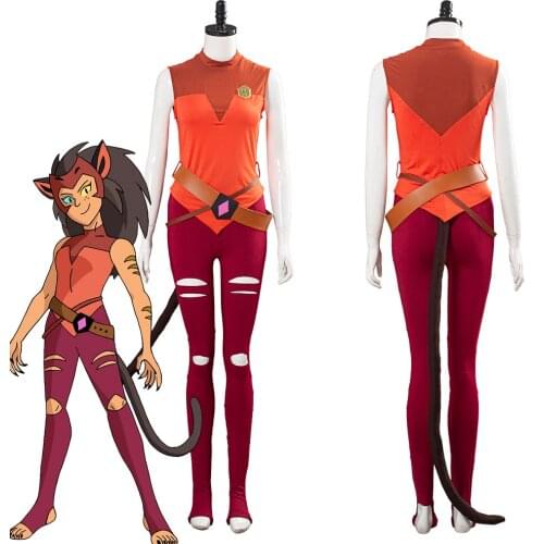 She-Ra - Princess of Power Catra Cosplay Costume Women Uniform Outfits Halloween Carnival Costumes