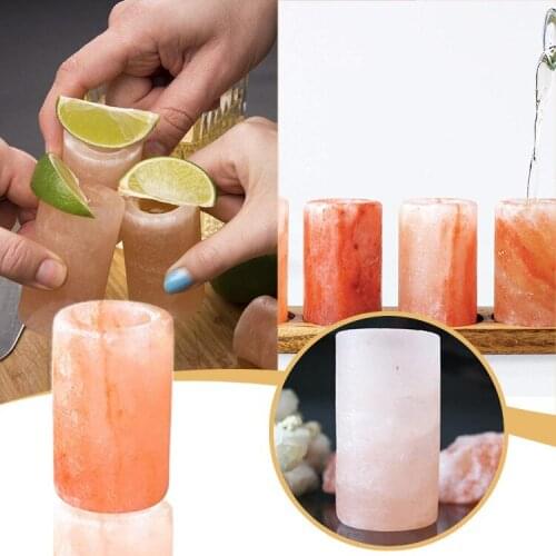 1pc Perfect Tequila Glasses Cups Tequila Shot Glasses Pink Sa lt Shot Glasses Natural Shot Glass New fresh style Tequila Cups