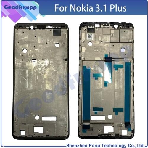 For Nokia 3.1 Plus TA-1118 TA-1104 TA-1125 TA-1117 TA-1113 TA-1115 Media Case Front Frame Screen Frame Middle Bezel Of The Frame